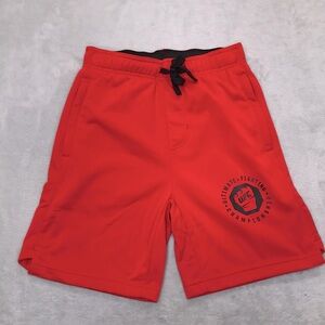 UFC Ultimate Fighting Championship Red Fleecce Lined Shorts Size S New